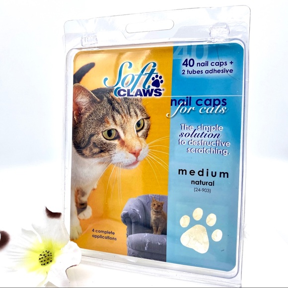 NIB SoftClaws (SoftPAWS) for Cats in CLEAR - Picture 6 of 11